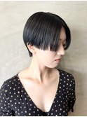 【モードラインショート×ブルーブラック】ヘアスナップ・山下