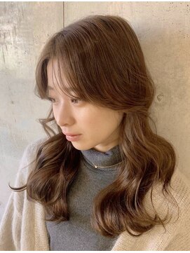 ゼンコー オモテサンドウ(ZENKO Omotesando) 似合わせ韓国風くびれレイヤーコテ巻き風パーマロングパーマ