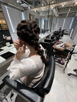 エース(ACE:Re) 編みおろしヘアアレンジ