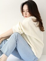 ソヨン 上挙母店(SOYON)&nbsp;ダークブラウン　アップバング　ナチュラルグラデ