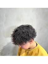 クロー(CROW)&nbsp;波巻きパーマ×マッシュ