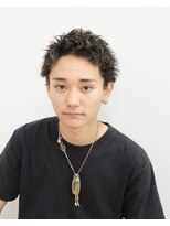 ビカムメンズヘアー 栄店(become men's hair)&nbsp;無造作スパイキーショートパーマツイストスパイラルパーマ