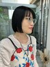 ナチュラルストレートパーマ＋カット　￥11000