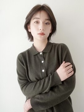 ガーランド (Garland) ◎似合わせ小顔カットぱつっとワンレン外ハネ大人かわいい