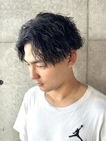 ブルニール 心斎橋(BLEUNIR)&nbsp;センターパートツイストスパイラルシーブロック