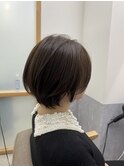 ショートボブで襟足すっきり♪