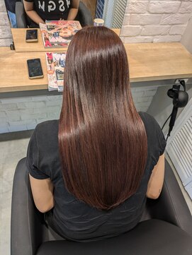 エイト 沖縄豊崎店(EIGHT toyosaki) 【EIGHT 豊崎】お客様スタイル…ナチュラルレッドブラウン…