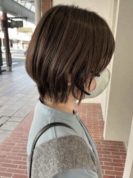 イブー(hibou)の写真/ショート～ボブまでお任せ♪あなたに合ったスタイルで、扱いやすい仕上がりへ導きます◎