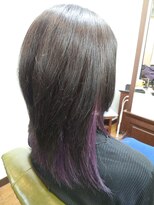 ウィズ(WITH)&nbsp;インナーパープルグレージュロング