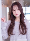 20代30代ミディアム顔周りレイヤーカット髪質改善トリートメント