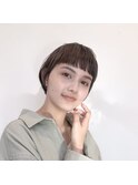 ショートワイドバングイメチェンスタイル美髪ススメ