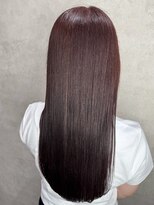 ルノン(LUNON)&nbsp;ホワイトグレージュミニウルフチェリーブラウンデジタルパーマ