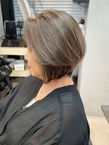 ティダスマイル(tida smile) 白髪ぼかしハイライトグレージュショート20代30代40代東久留米