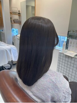 ファスナーグランデ(fustener grande) マットベージュ×艶トリートメント