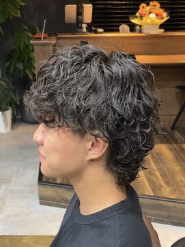 フレイム(FLAME) 波巻きパーマツイストスパイラルパーマメンズ東区/新潟駅