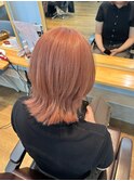 【ブリーチカラー】オレンジベージュ
