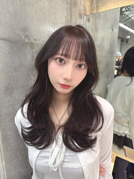 ロンドメリア 天神大名店(Lond Melia) イメチェンヘアスタイル小顔に見せるヘアココアベージュ