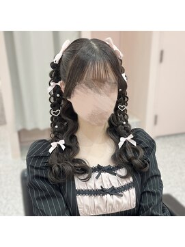 アリエス 八重洲店(Aries) 編みたらしハーフツイン