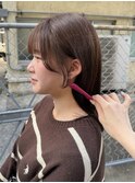 小顔サイドバング