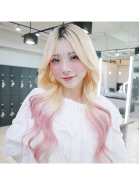 シェノン 表参道(CHAINON) 表参道/イメチェン/ピンクベージュ/アンブレラカラー/前髪/渋谷