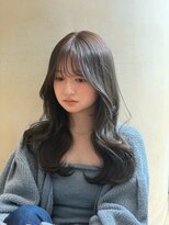 ザックラフィネ(ZACC raffine) 韓国風くびれレイヤー×グレージュブラウン/顔周りカット