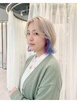ハーツオオサカ(HE:ARTS OSAKA)&nbsp;センターパートの大人タッセルボブ