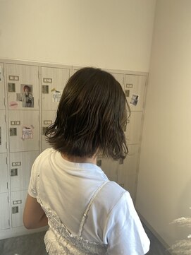 パプスドコワフュール 甲子園口店(Pap's de coiffeur) 西宮美容室/甲子園口美容室/パプス甲子園口/パーマ風コテ巻き