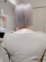 エイチエムヘアーホーム 池袋2号店(H M hair home) 髪質改善/レイヤーボブ/ミルクグレージュ/顔周りカット/池袋