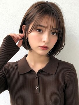 パル ミーツ(pal meets) ぱつっと切りっぱなしボブ