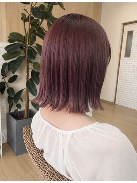 ヘアーララプラス(HAIR lala＋) 【HAIR lala+】#イルミナ#ダブルカラー#髪質改善#ミディアム