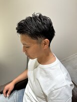 ザトエル 栄(THE TOEL) 清潔感と爽やかさを重視した、ナチュラルアップバングショート