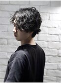 襟足すっきりアンニュイパーマStyle