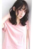 ブラン 梅田(Blanc)&nbsp;【Blanc】ヌーディー×透け感ミディアム