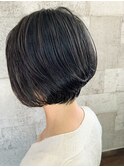 【ONLIed】お手入れ簡単な前下がりショートボブ