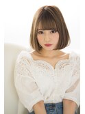 やっぱりシンプルなワンカールボブは可愛い！