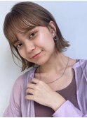 【GARDEN 田中麻由】大人かわいい薄め前髪ボブココアブラウン