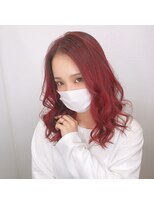 ヘアメイク ミチ 富田店(HAIRMAKE MICHI)&nbsp;【MICHI 富田店　古作蓮】チェリーレッド