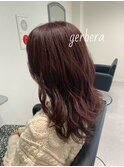 くすみpink/ロングヘア