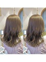 ロンドアベニール 北千住(Lond avenir)&nbsp;ふんわりミディアム　オリーブグレージュ　西田大樹