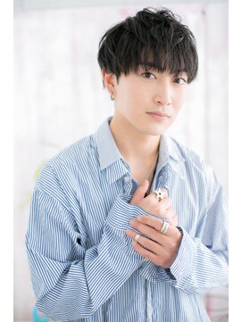 ミック ヘアアンドビューティー 大山店(miq  Hair&Beauty) 黒髪グレージュカラーニュアンスマッシュa1