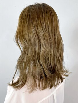 アイティーバイアルバム 下北沢店(IT by ALBUM) イエローブラン_ショコラベージュボブルフベビーバング_ba341831