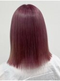 ツヤ髪透明感あふれる×ラズベリーピンク