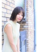 切りっぱなしボブ♪