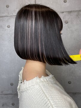 マックス フォー ヘアー(MAX FOR HAIR) 【デザインカラー】綺麗なボブ×高めインナーカラー◎