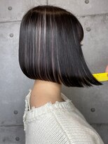 マックス フォー ヘアー(MAX FOR HAIR) 【デザインカラー】綺麗なボブ×高めインナーカラー◎