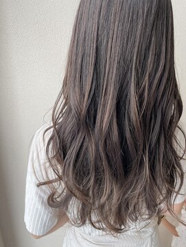 オウルヘアー(Owl hair) アッシュベージュ/柔らかカラー/ロング/ミックス巻き