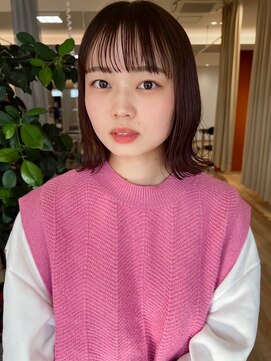 バランス ヘアーアンドアイラッシュ 野田店(balance.) 外ハネBOB