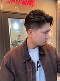 バーバー 刈り上げショート/アップバング/フェードカット