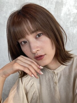 エレン 池袋(ElEn.) 艶ブラウン/エレン池袋/小顔カット/似合わせカラー/小頭スパ