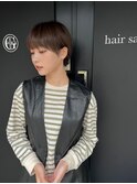 【竹之内蔵人】艶感大人グレージュ/ブリーチなしダブルカラー